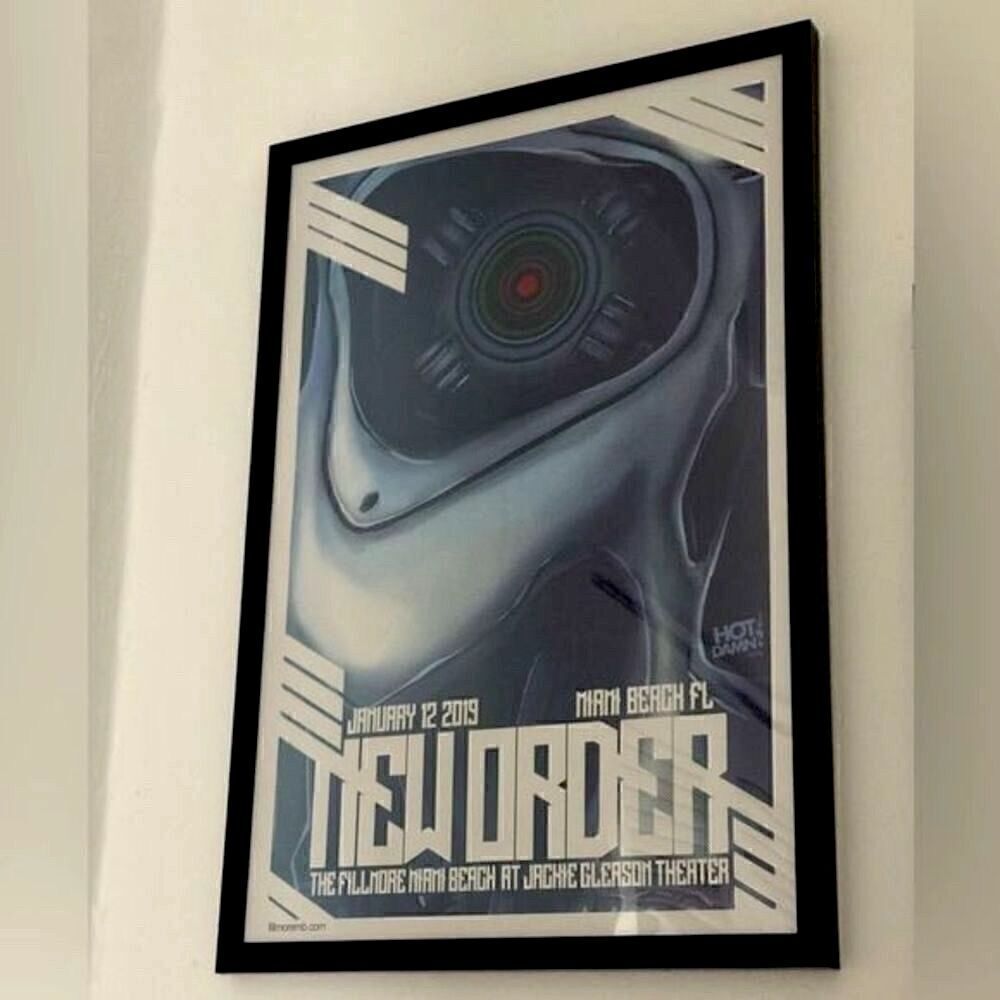 New Order Poster RARE Miami Beach 2019